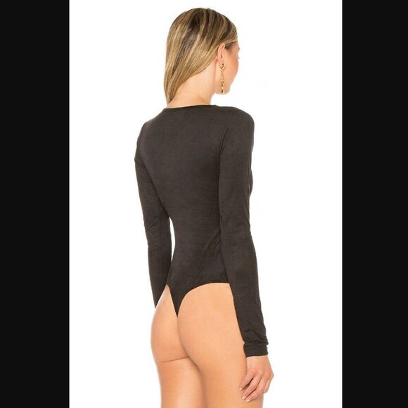 NWOT Revolve x OW Intimates Collection Camila Faux Suede Bodysuit | Size XS - Picture 4 of 11